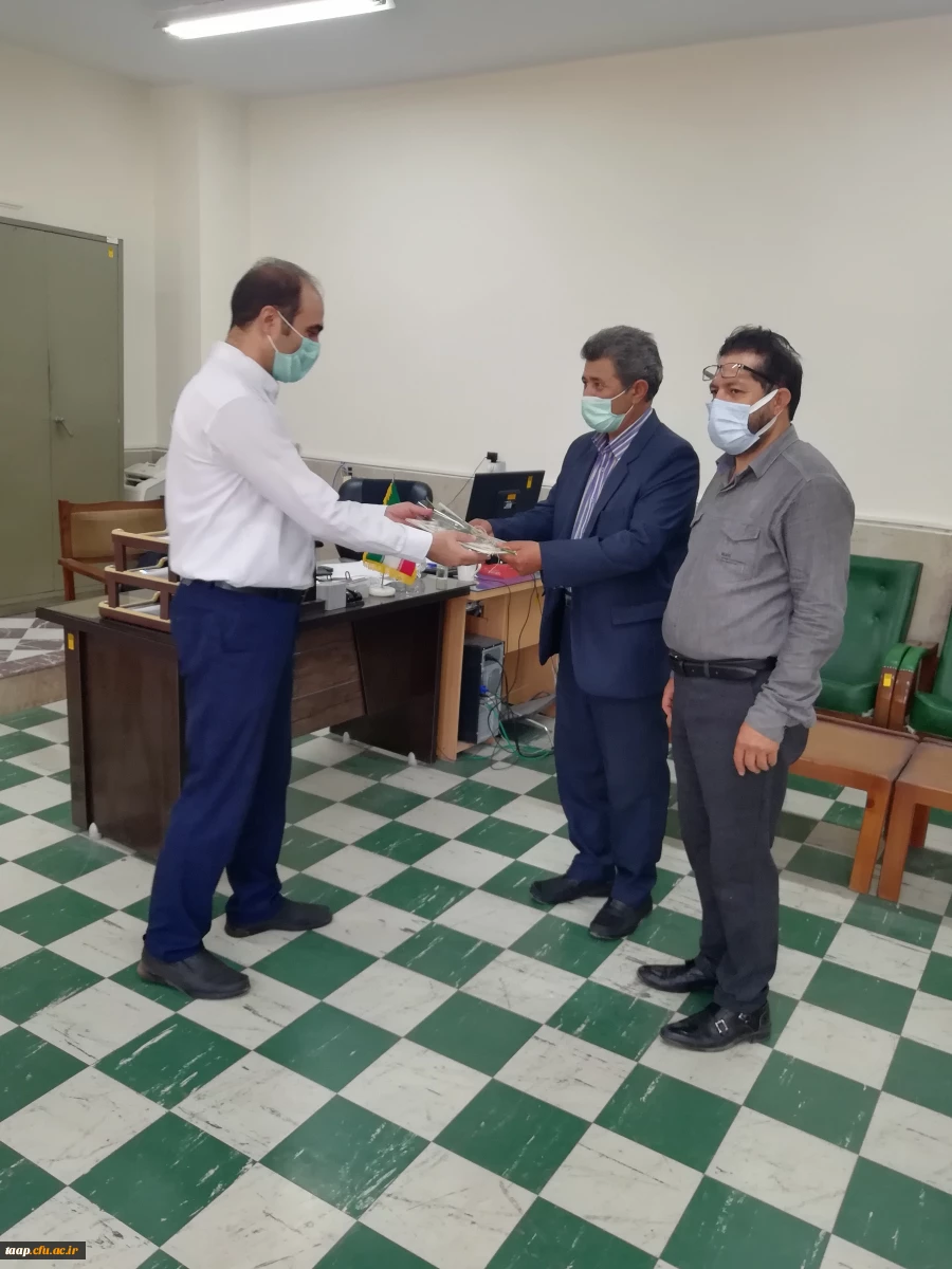 تقدیر و تجلیل از کارمندان پردیس علامه امینی تبریز باحضور سرپرست محترم و معاونت آموزشی در هفته دولت 7