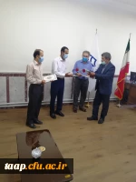 تقدیر و تجلیل از کارمندان پردیس علامه امینی تبریز باحضور سرپرست محترم و معاونت آموزشی در هفته دولت 8