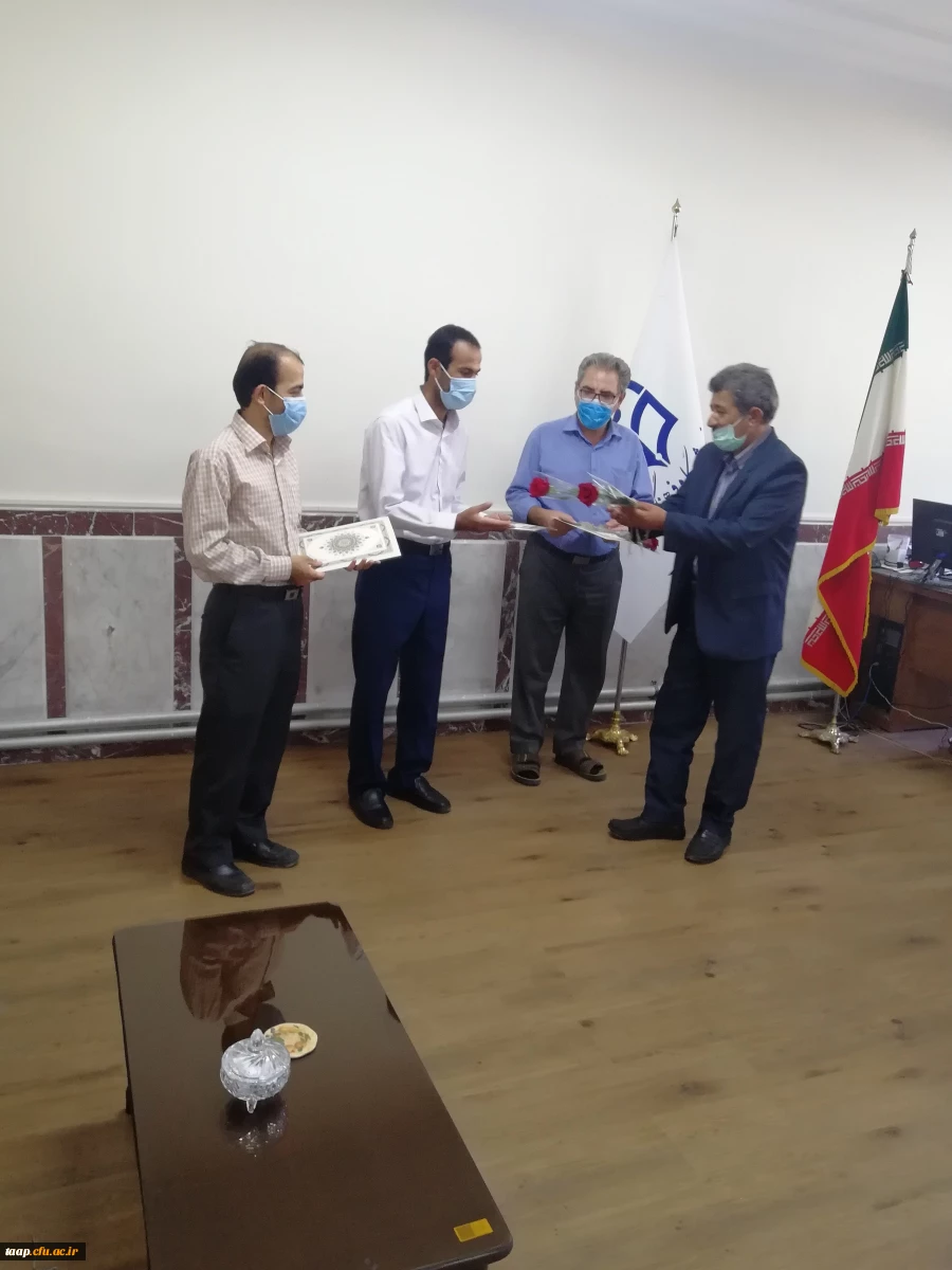 تقدیر و تجلیل از کارمندان پردیس علامه امینی تبریز باحضور سرپرست محترم و معاونت آموزشی در هفته دولت 8