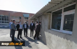 بازدید مدیرکل برنامه ریزی و رفاه دانشجویی دانشگاه مرکزی از فعالیتهای عمرانی پردیس علامه امینی تبریز 6