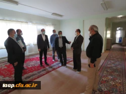 بازدید مدیرکل برنامه ریزی و رفاه دانشجویی دانشگاه مرکزی از فعالیتهای عمرانی پردیس علامه امینی تبریز 9