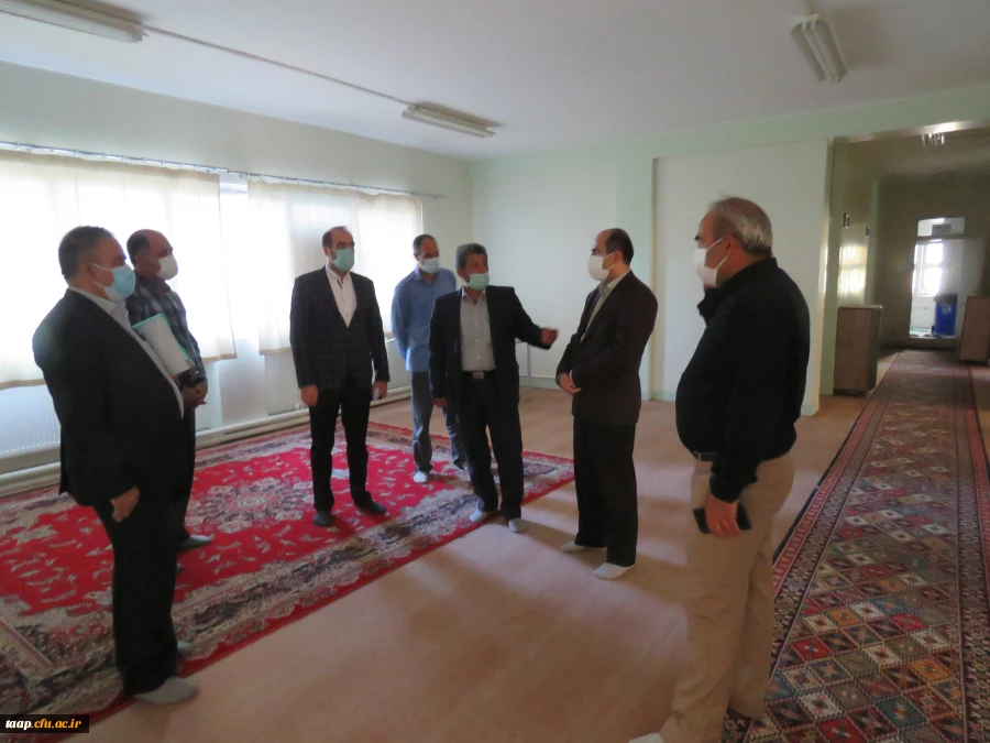 بازدید مدیرکل برنامه ریزی و رفاه دانشجویی دانشگاه مرکزی از فعالیتهای عمرانی پردیس علامه امینی تبریز 9