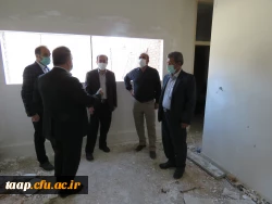 بازدید مدیرکل برنامه ریزی و رفاه دانشجویی دانشگاه مرکزی از فعالیتهای عمرانی پردیس علامه امینی تبریز 10