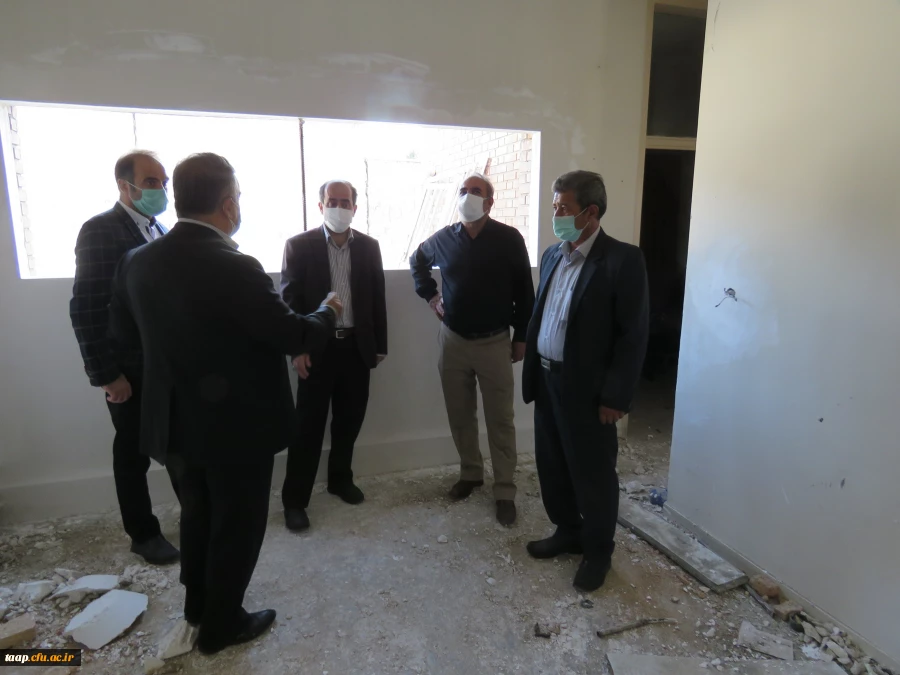 بازدید مدیرکل برنامه ریزی و رفاه دانشجویی دانشگاه مرکزی از فعالیتهای عمرانی پردیس علامه امینی تبریز 10