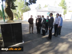 بازدید مدیرکل برنامه ریزی و رفاه دانشجویی دانشگاه مرکزی از فعالیتهای عمرانی پردیس علامه امینی تبریز 11