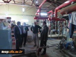 بازدید مدیرکل برنامه ریزی و رفاه دانشجویی دانشگاه مرکزی از فعالیتهای عمرانی پردیس علامه امینی تبریز 12