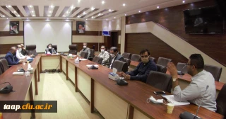 جلسه هماهنگی با سرپرستان سراهای دانشجویی برای پذیرش حضوری دانشجویان