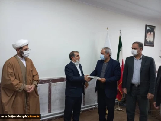 طی حکمی دکتر خداویردی عباس زاده وآقای رحیم کریمی جاوید به ترتیب سرپرست و معاون توسعه و پشتیبانی پردیس  علامه امینی تبریز منصوب شد. 2