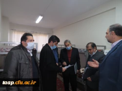 بازدید مدیر بهسازی و منابع انسانی دانشگاه فرهنگیان کشور از امکانات پردیس علامه امینی 3