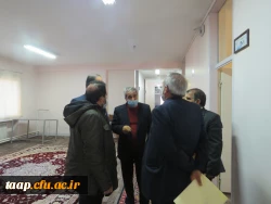 بازدید مدیر بهسازی و منابع انسانی دانشگاه فرهنگیان کشور از امکانات پردیس علامه امینی 5