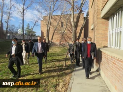 بازدید مدیر بهسازی و منابع انسانی دانشگاه فرهنگیان کشور از امکانات پردیس علامه امینی 7
