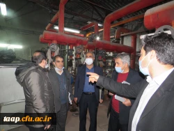 بازدید مدیر بهسازی و منابع انسانی دانشگاه فرهنگیان کشور از امکانات پردیس علامه امینی 12