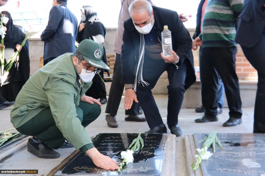 تجدید میثاق خانواده بزرگ دانشگاه فرهنگیان آذربایجانشرقی با آرمانهای شهداوامام شهیدان 4