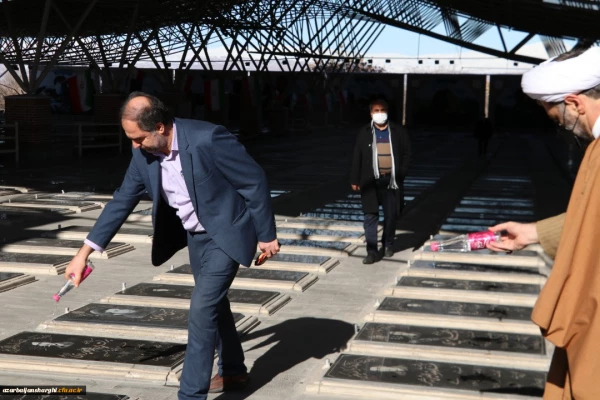 تجدید میثاق خانواده بزرگ دانشگاه فرهنگیان آذربایجانشرقی با آرمانهای شهداوامام شهیدان 5