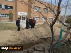 شروع عملیات عمرانی گسترده و زیر بنایی در پردیس علامه امینی تبریز 5