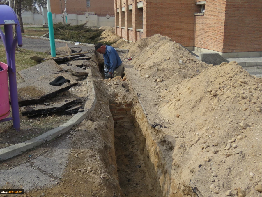 شروع عملیات عمرانی گسترده و زیر بنایی در پردیس علامه امینی تبریز 6