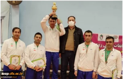 درخشش آقای رضا سلطانی در مسابقات تنیس روی میز کارکنان دولت در شمال غرب کشور و راهیابی به مسابقات کشوری