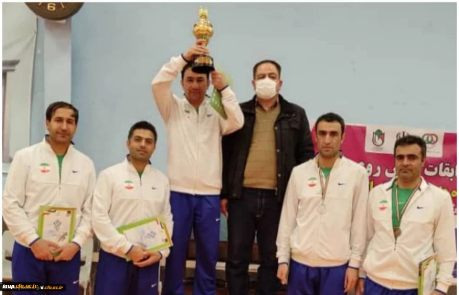 درخشش آقای رضا سلطانی در مسابقات تنیس روی میز کارکنان دولت در شمال غرب کشور و راهیابی به مسابقات کشوری 5