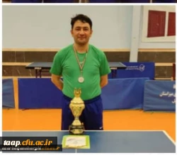 درخشش آقای رضا سلطانی در مسابقات تنیس روی میز کارکنان دولت در شمال غرب کشور و راهیابی به مسابقات کشوری 8