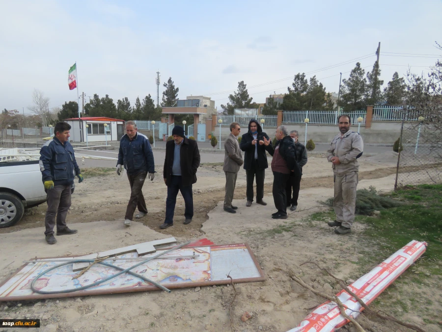 بهره برداری از پروژه های عمرانی و رفاهی پردیس علامه امینی تبریز 2