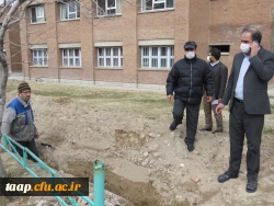 بهره برداری از پروژه های عمرانی و رفاهی پردیس علامه امینی تبریز 2