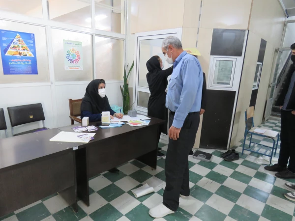 به همت امور دانشجویی پردیس ایستگاه تن سنجی برگزار گردید. 2