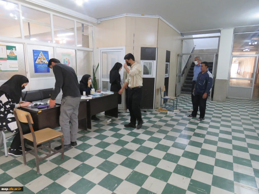 به همت امور دانشجویی پردیس ایستگاه تن سنجی برگزار گردید. 3