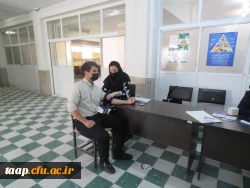 به همت امور دانشجویی پردیس ایستگاه تن سنجی برگزار گردید. 4