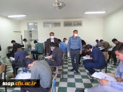 بازدید مدیریریت استانی دانشگاه فرهنگیان به همراه سرپرست و معاونان پردیس علامه امینی تبریز  در اولین روز برگزاری امتحانات -خرداد 1401 3