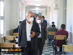 بازدید مدیریریت استانی دانشگاه فرهنگیان به همراه سرپرست و معاونان پردیس علامه امینی تبریز  در اولین روز برگزاری امتحانات -خرداد 1401 7