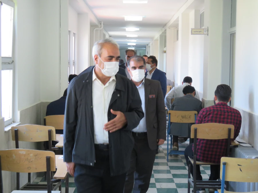بازدید مدیریریت استانی دانشگاه فرهنگیان به همراه سرپرست و معاونان پردیس علامه امینی تبریز  در اولین روز برگزاری امتحانات -خرداد 1401 7