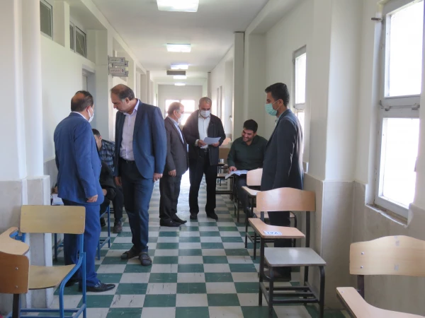 بازدید مدیریریت استانی دانشگاه فرهنگیان به همراه سرپرست و معاونان پردیس علامه امینی تبریز  در اولین روز برگزاری امتحانات -خرداد 1401 8