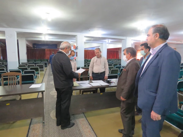 بازدید مدیریریت استانی دانشگاه فرهنگیان به همراه سرپرست و معاونان پردیس علامه امینی تبریز  در اولین روز برگزاری امتحانات -خرداد 1401 10