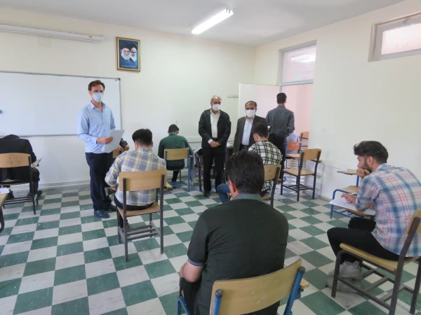 بازدید مدیریریت استانی دانشگاه فرهنگیان به همراه سرپرست و معاونان پردیس علامه امینی تبریز  در اولین روز برگزاری امتحانات -خرداد 1401 15