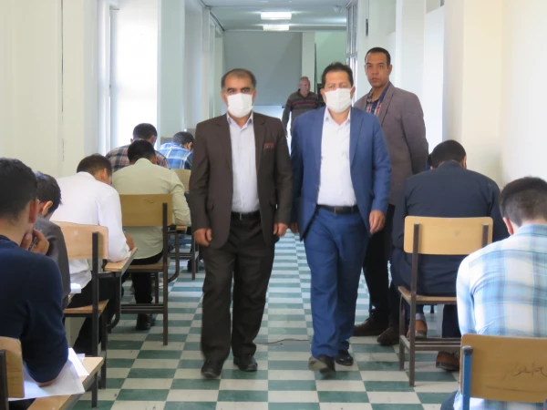 بازدید مدیریریت استانی دانشگاه فرهنگیان به همراه سرپرست و معاونان پردیس علامه امینی تبریز  در اولین روز برگزاری امتحانات -خرداد 1401 17