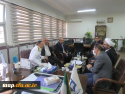 جلسه هماهنگی جهت تعیین محل تدفین شهید گمنام در پردیس علامه امینی تبریز 3