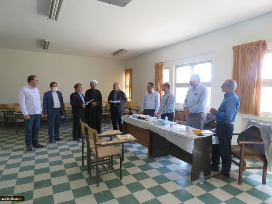 بازدید مدیریت امور پردیس های دانشگاه فرهنگیان استان آذربایجان شرقی دکتر خدیوی،نماینده محترم ولی فقیه حاج آقا نقیان،سرپرست محترم پردیس علامه امینی دکتر عباس زاده و معاونان محترم پردیس و حراست محترم دانشگاه فرهنگیان استان آقای سعدی در اولین روز برگزاری مصاح