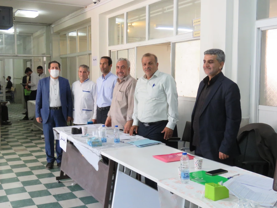 بازدید مدیریت امور پردیس های دانشگاه فرهنگیان استان آذربایجان شرقی دکتر خدیوی،نماینده محترم ولی فقیه حاج آقا نقیان،سرپرست محترم پردیس علامه امینی دکتر عباس زاده و معاونان محترم پردیس و حراست محترم دانشگاه فرهنگیان استان آقای سعدی در اولین روز برگزاری مصاح