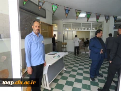 بازدید مدیریت امور پردیس های دانشگاه فرهنگیان استان آذربایجان شرقی دکتر خدیوی،نماینده محترم ولی فقیه حاج آقا نقیان،سرپرست محترم پردیس علامه امینی دکتر عباس زاده و معاونان محترم پردیس و حراست محترم دانشگاه فرهنگیان استان آقای سعدی در اولین روز برگزاری مصاح