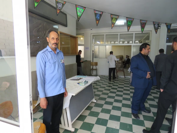 بازدید مدیریت امور پردیس های دانشگاه فرهنگیان استان آذربایجان شرقی دکتر خدیوی،نماینده محترم ولی فقیه حاج آقا نقیان،سرپرست محترم پردیس علامه امینی دکتر عباس زاده و معاونان محترم پردیس و حراست محترم دانشگاه فرهنگیان استان آقای سعدی در اولین روز برگزاری مصاح