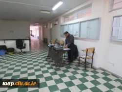 بازدید مدیریت امور پردیس های دانشگاه فرهنگیان استان آذربایجان شرقی دکتر خدیوی،نماینده محترم ولی فقیه حاج آقا نقیان،سرپرست محترم پردیس علامه امینی دکتر عباس زاده و معاونان محترم پردیس و حراست محترم دانشگاه فرهنگیان استان آقای سعدی در اولین روز برگزاری مصاح