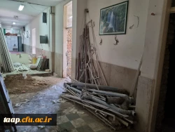 با اتمام ترم تابستانی و فرصت تعطیلات اجرای بیش از 24 پروژه عمرانی در پردیس علامه امینی تبریز سرعت می گیرد. 4