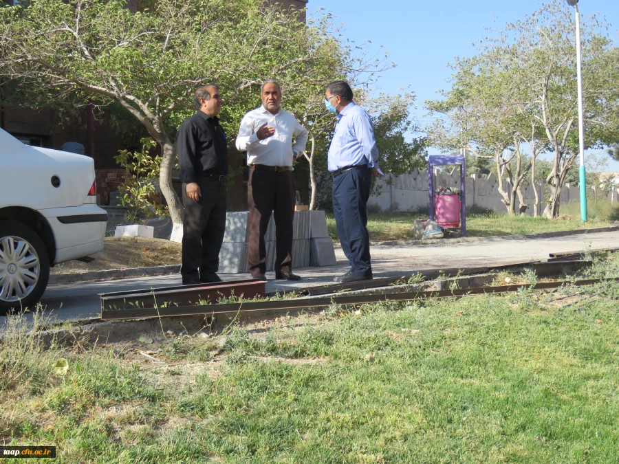 بازدید دکتر انصاری راد از آماده سازی پردیس علامه امینی تبریز برای بازگشایی دانشگاه در نیمسال تحصیلی 1401 2