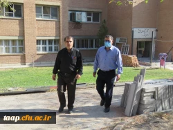 بازدید دکتر انصاری راد از آماده سازی پردیس علامه امینی تبریز برای بازگشایی دانشگاه در نیمسال تحصیلی 1401 3