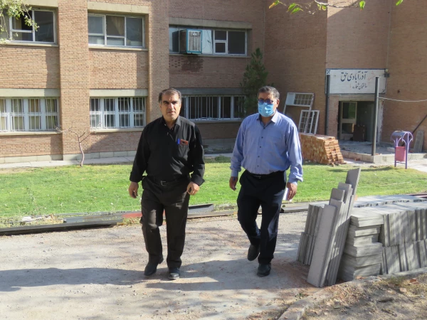 بازدید دکتر انصاری راد از آماده سازی پردیس علامه امینی تبریز برای بازگشایی دانشگاه در نیمسال تحصیلی 1401 3