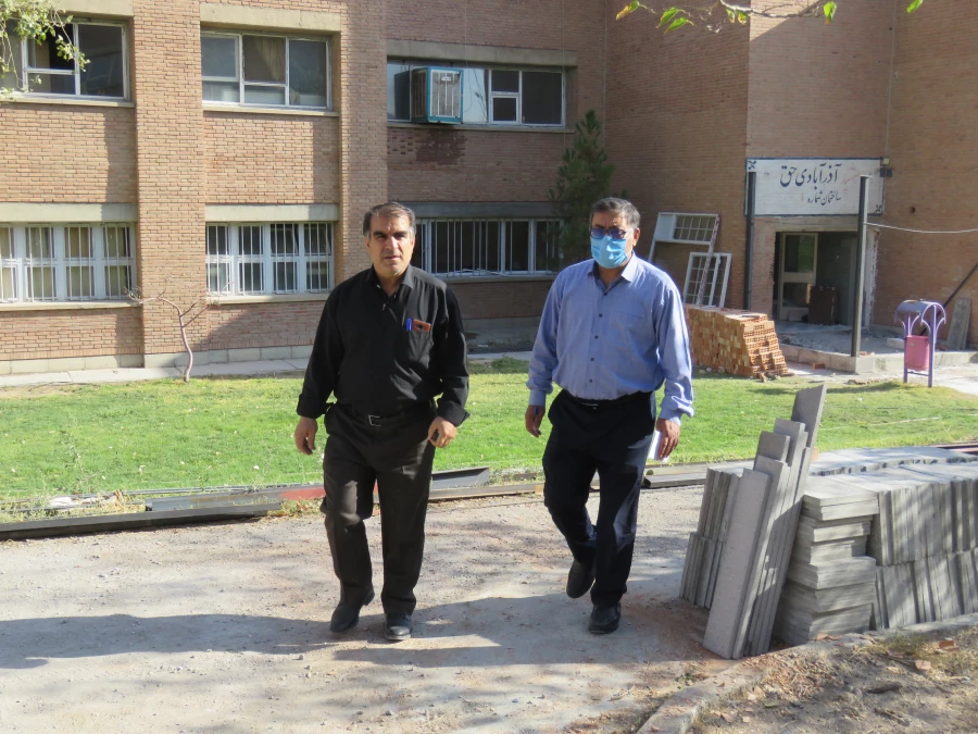 بازدید دکتر انصاری راد از آماده سازی پردیس علامه امینی تبریز برای بازگشایی دانشگاه در نیمسال تحصیلی 1401 3