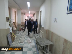 بازدید دکتر تراب محمدی معاون سیاسی استاندار آذربایجان شرقی و هیات همراه روز پنجشنبه 7 مهرماه از مراحل آماده سازی پردیس علامه امینی جهت استقبال وآموزش حضوری دانشجویان 3