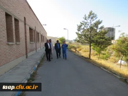 بازدید دکتر تراب محمدی معاون سیاسی استاندار آذربایجان شرقی و هیات همراه روز پنجشنبه 7 مهرماه از مراحل آماده سازی پردیس علامه امینی جهت استقبال وآموزش حضوری دانشجویان 9