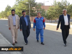 بازدید دکتر تراب محمدی معاون سیاسی استاندار آذربایجان شرقی و هیات همراه روز پنجشنبه 7 مهرماه از مراحل آماده سازی پردیس علامه امینی جهت استقبال وآموزش حضوری دانشجویان 11