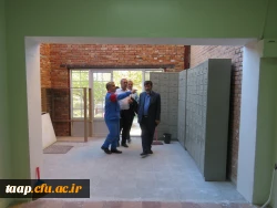 بازدید دکتر تراب محمدی معاون سیاسی استاندار آذربایجان شرقی و هیات همراه روز پنجشنبه 7 مهرماه از مراحل آماده سازی پردیس علامه امینی جهت استقبال وآموزش حضوری دانشجویان 13